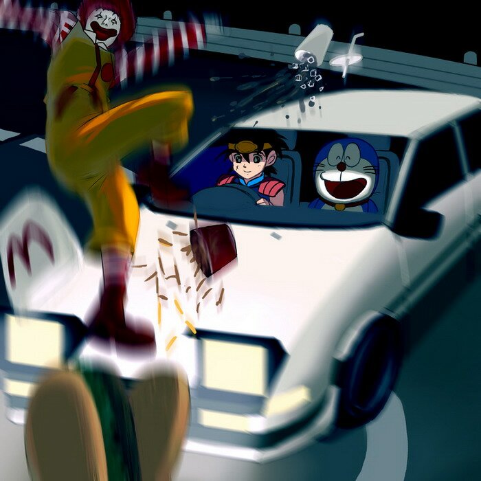 Рональд и McDonalds в аниме (16+)
