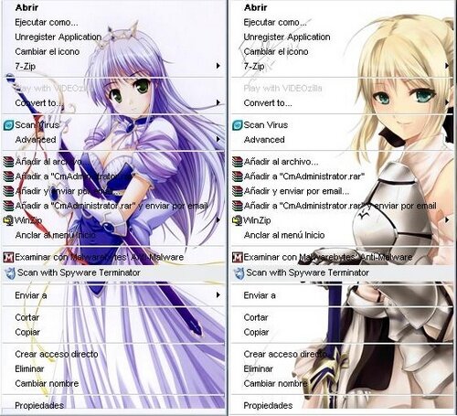 Context menu