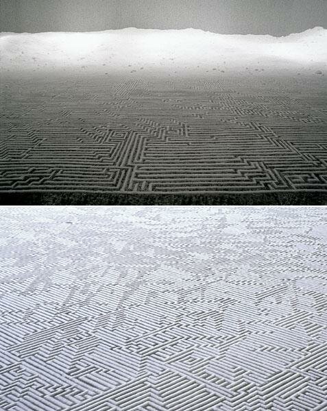 Лабиринты из соли японского художника Мотои Ямамото