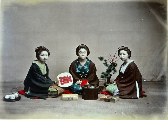 Старые японские фотографии Адольфо Фарсари
