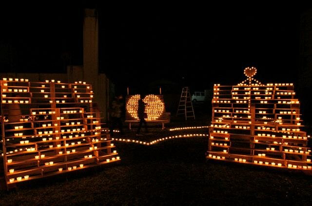 Фестиваль экологической свечи в Фукуи