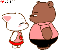 Аниме-смайлики: Мишка и кошка (MaimiAndXong)