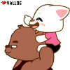 Аниме-смайлики: Мишка и кошка (MaimiAndXong)