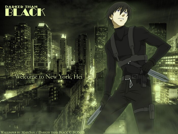 Обои на рабочий стол: Темнее чёрного / Darker than Black (от 1024х768 до 1920х1200)