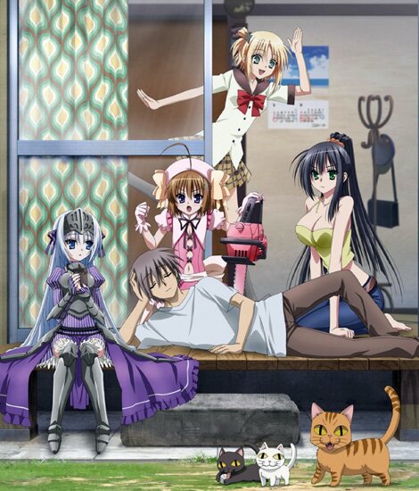 Уж не зомби ли это? Из мертвых (второй сезон) / Kore wa Zombie Desuka? Of the Dead (2012/RUS) HDTV 720p