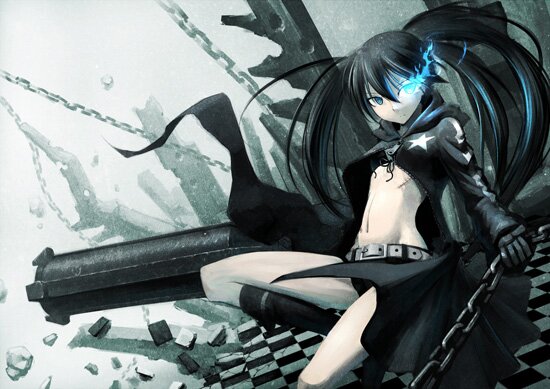 Стрелок с Черной скалы / Black Rock Shooter TV (2012/RUS/JAP) BDRip 720p