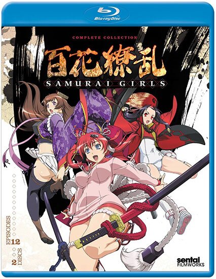 Сад тысячи цветов. Девушки-самураи (Uncensored!) / Hyakka Ryouran: Samurai Girls (2010/RUS/JAP/16+) BDRip 720p
