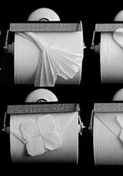 Оригами из туалетной бумаги