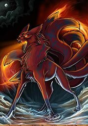 Мифология: Кицунэ (狐) Девятихвостый демон - лис